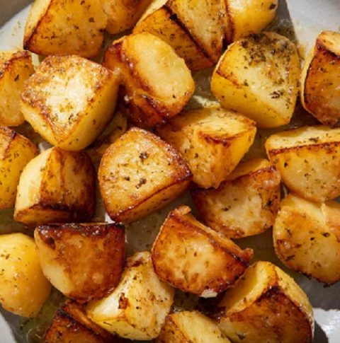 Roasted Lemon Potatoes | Opa Opa Taverna