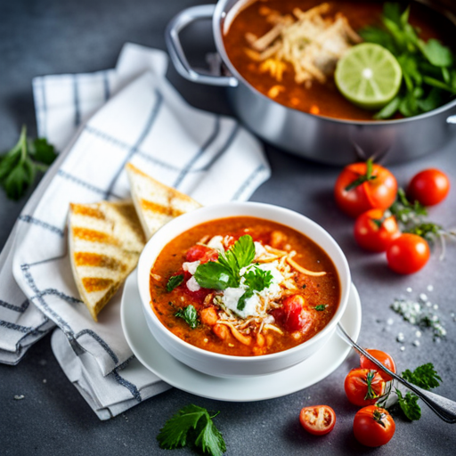 Greek Tomato Soup with Orzo