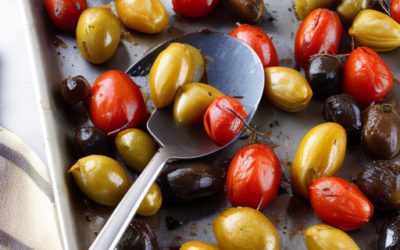 Herb-Roasted Olives & Tomatoes