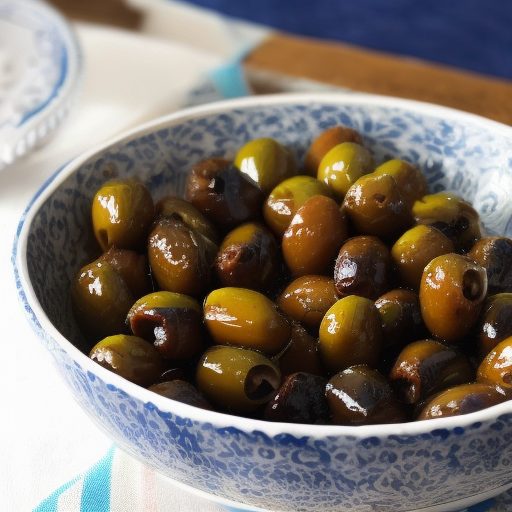 Marinated Almond-Stuffed Olives