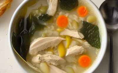 Lemon Chicken & Rice Soup